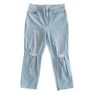 Madewell The Perfect Vintage Straight Jean Light Wash Denim Women's Size 32